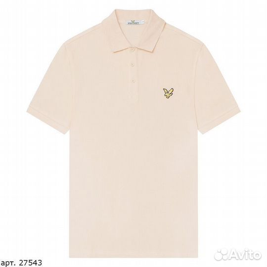 Поло Lyle Scott Бежевое