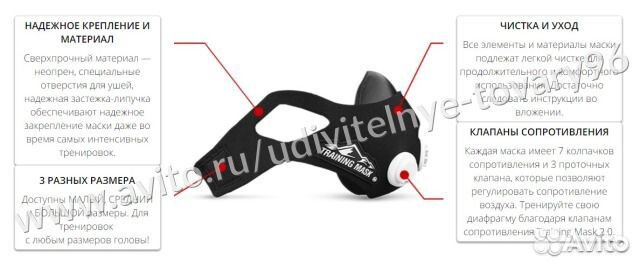 Тренировочная маска Elevation Training Mask 2.0