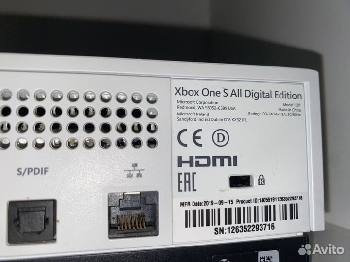 Xbox one s All digital