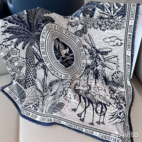 Шелковый платок Christian Dior 90