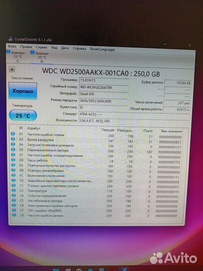 Жесткие диски от 250gb до 1tb