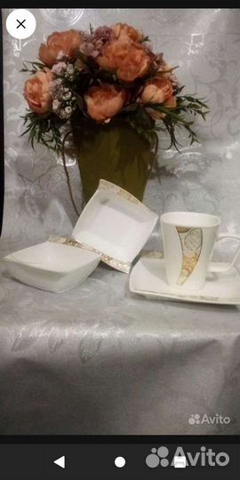 Сервиз Дулево Золотой олень, Вербилки