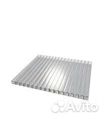 Поликарбонат сотовый Woggel 10 мм 2,1х6 м прозрачн