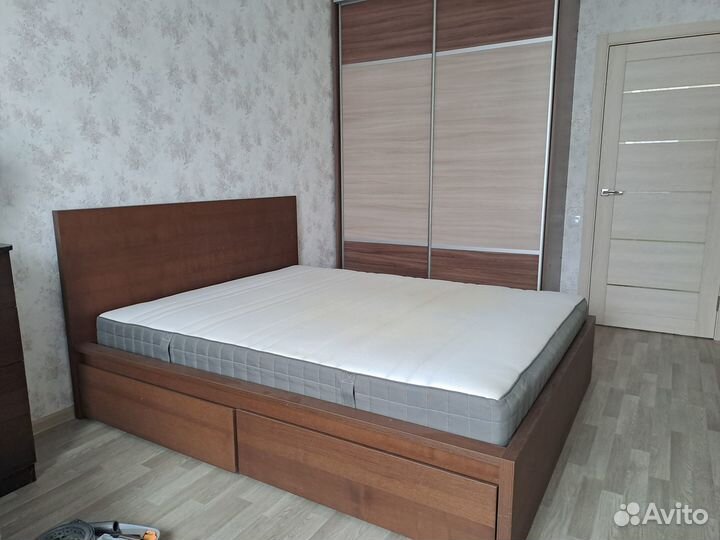 Кровать двухспальная Мальме икеа