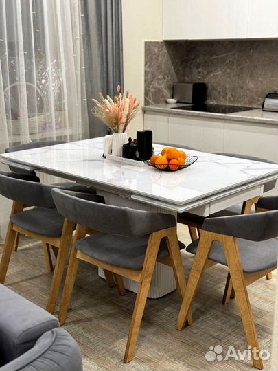 Стол кухонный раздвижной крепкий каркас