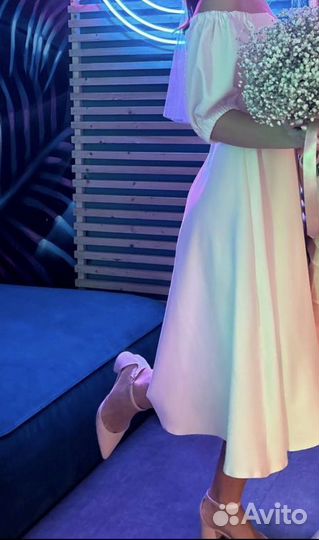 Белое платье на роспись 42, 46