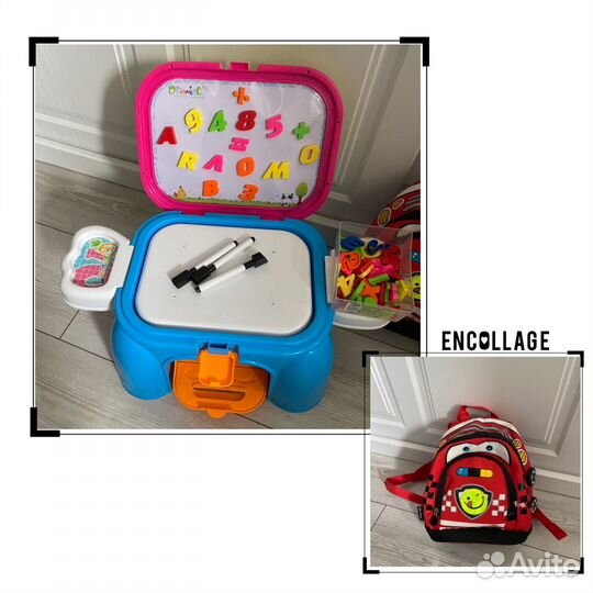 Стульчик-парта и рюкзачок