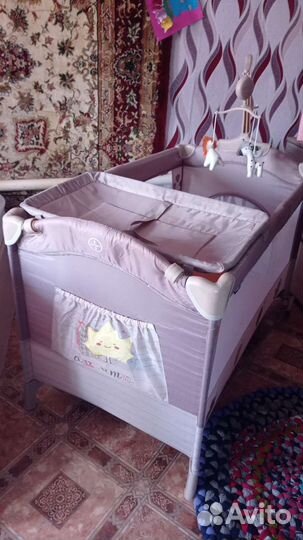 Детская кровать манеж