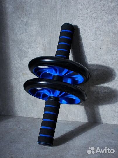 Ролик для пресса двойной с ковриком LVP