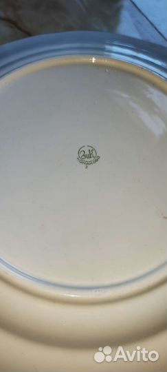 Тарелка большая винтажная