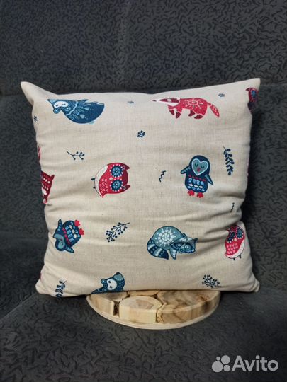 Подушки, валики, аромо-саше с опилками можжевель