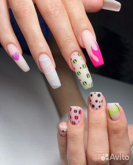 Маникюр (гель-лак, укрепление гелем, наращивание)