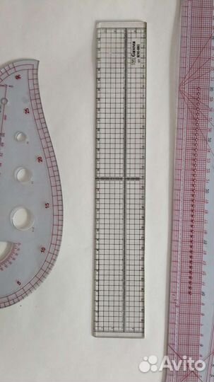 Лекала портновские, швейная линейка