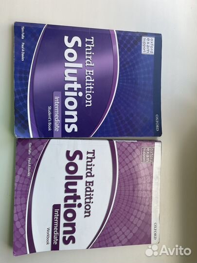 Учебники solutions intermediate third edition