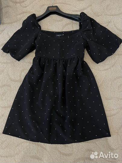 Платье incity черное свободное