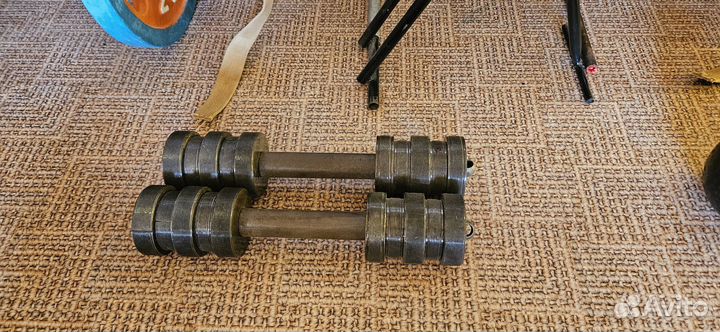 Гантели гири штанга как новые