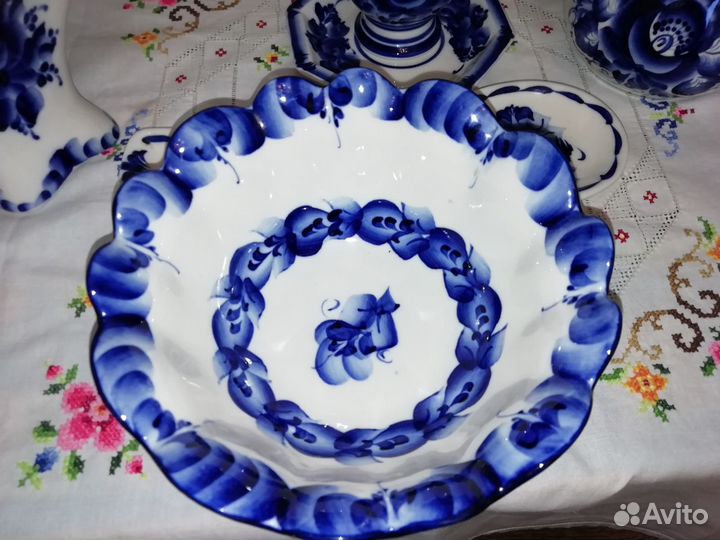 Набор посуды Гжель