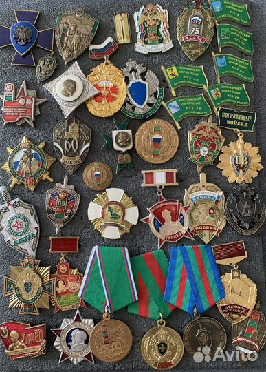 Значки погранвойска, кгб, фсб