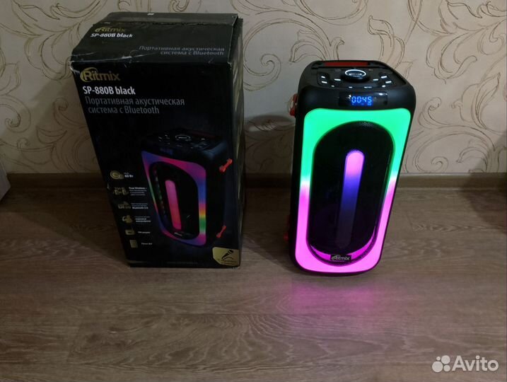 Блютуз колонка с караоке