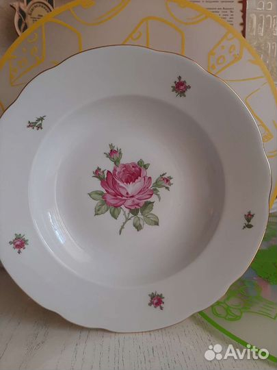 Тарелка для первого.Кахла ГДР