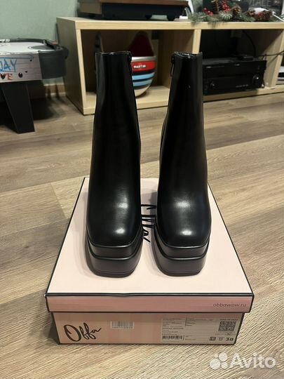 Ботильоны женские 38 (ботинки на каблуке) Obba
