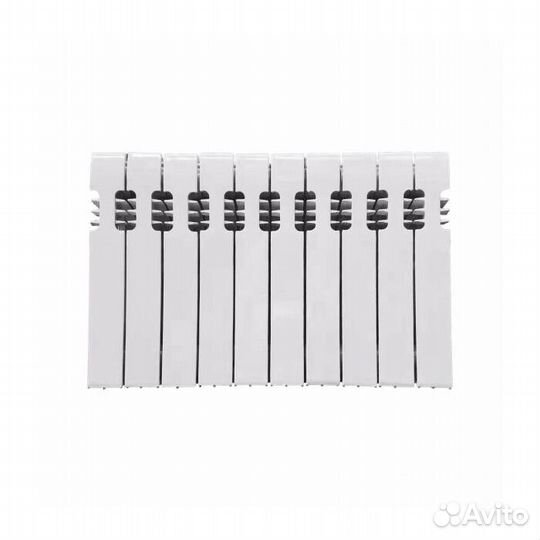 Радиатор чуг 300 10 секц Qну840Вт RAL9016 Ogint