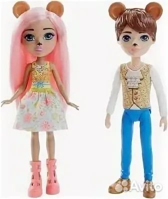 Новые пара Королевские мишки 2 куклы Enchantimals