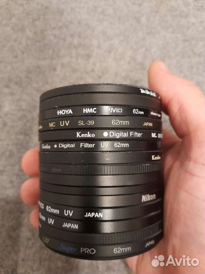 Защитные светофильтры разных диаметров