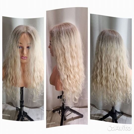 Накладка из натуральных волос