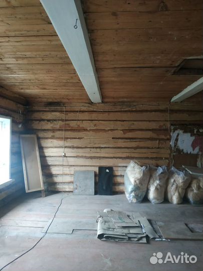 Сруб дома из бревна бу