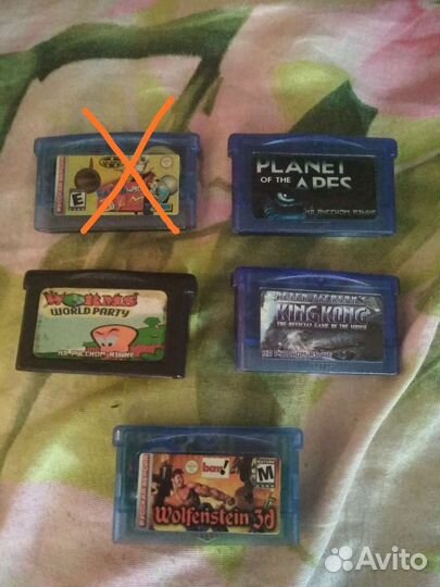 Катриджи Gameboy advance
