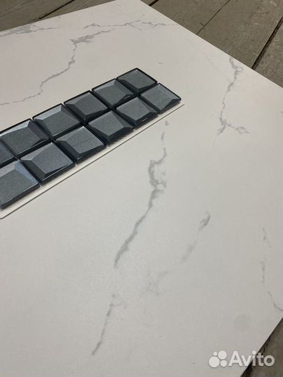 Керамогранит /плитка 1200х600 белый мат
