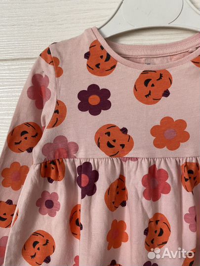 Трикотажное платье 80/86см