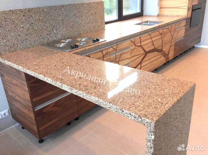 Столешницы кухня подоконники из камня