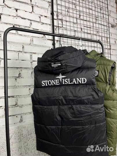 Жилетка stone island мужская осенняя