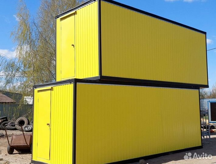 Бытовка блок контейнер. Сборка и доставка