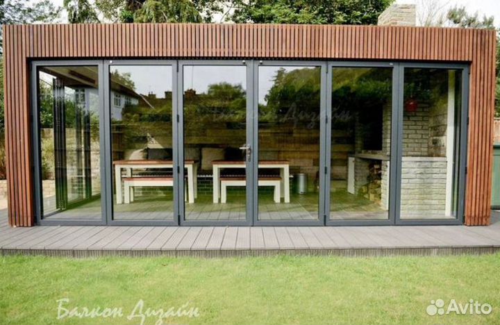 Алюминиевые портальные двери