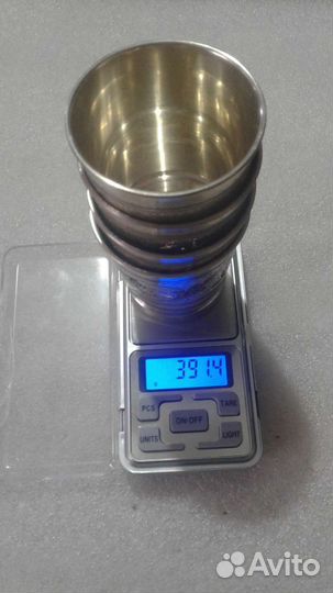 Стопки серебро 875пр