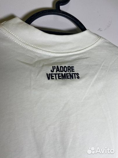 Футболка Vetements x Jadore