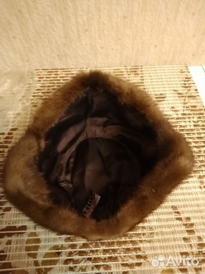 Шапка норковая женская