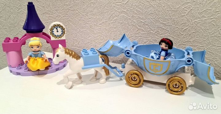 Lego duplo золушка и принцесса с каретой