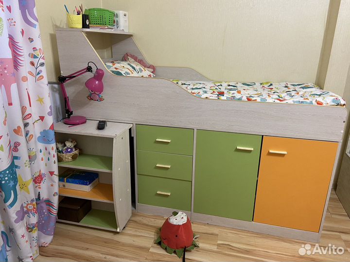 Кровать-чердак+стол