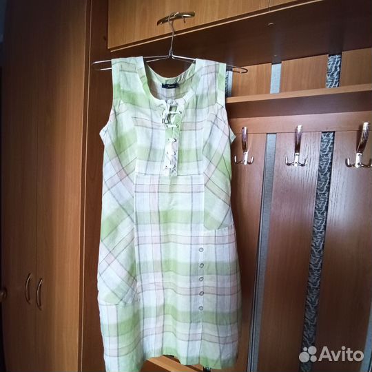 Сарафан женский летний 46 48 льняной
