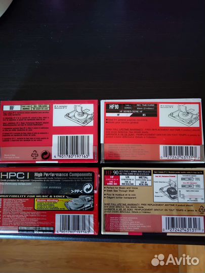 Аудиокассеты запечатанные