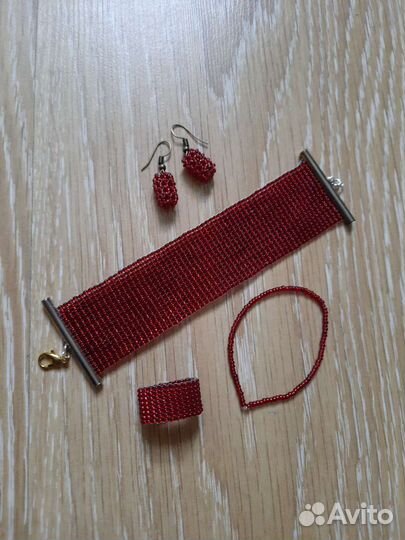 Комплект из чешского бисера