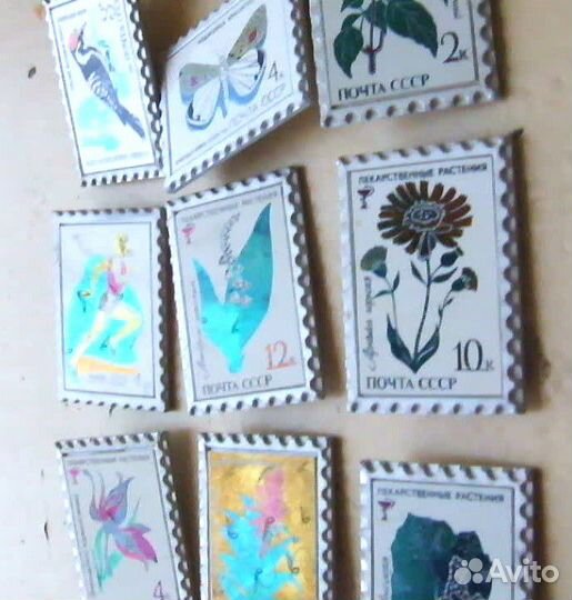 Серия зеркальных значков 