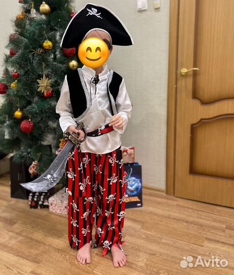 Карнавальный костюм Пират, р. 122