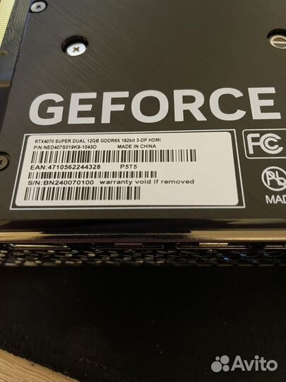 Rtx 4070 super Идеальная(Обмен/Продажа)