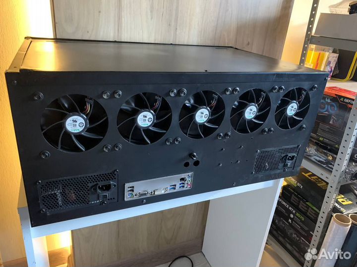 Тушка (основа для майнинг фермы) 9 слотов