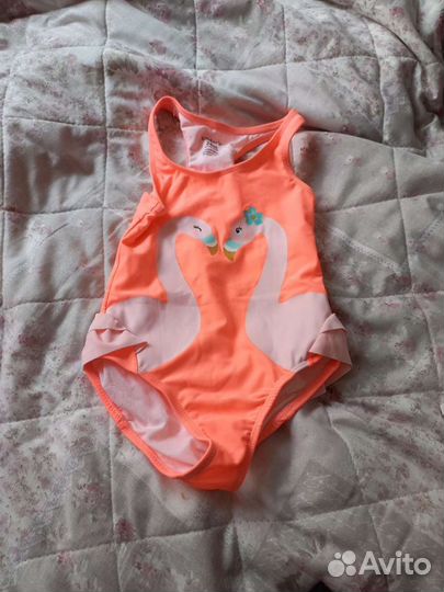 Купальник слитный для девочки